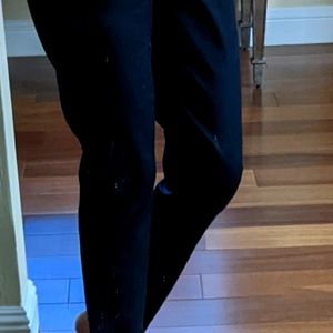 Michael Kors black sateen pants - 4